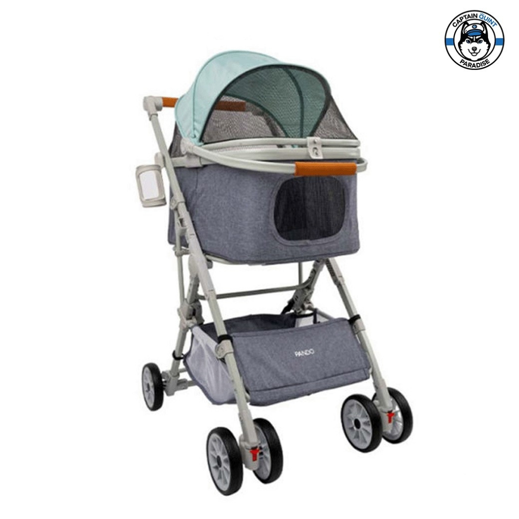 PANDO Pet Trolley แพนโด้ รถเข็นสำหรับสัตว์เลี้ยง มี 2 สี - Image 6