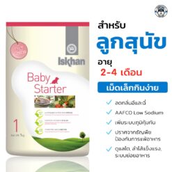 อาหารสุนัข อีสคาน Iskhan - Baby Starter สำหรับลูกสุนัขอายุ 2-4 เดือน Grain free  ขนาด 1 kg.