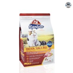 Alternative view of Kaniva Chicken สูตรเนื้อไก่ ปลาทูน่า และข้าว 3.2kg.