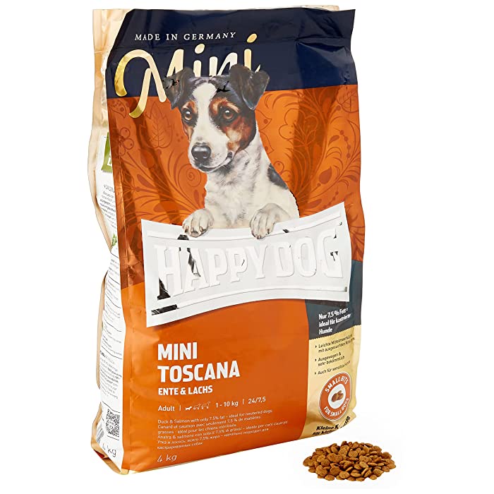 Happy Dog Mini Toscana มินิ ทอสคาน่า อาหารสุนัข พันธุ์เล็ก สุนัขทำหมัน อ้วนและอายุมาก 1kg. - Image 3