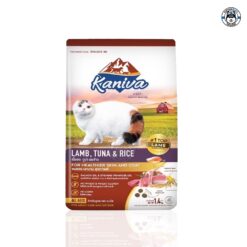 Alternative view of Kaniva Lamb อาหารแมวคานิว่า สูตรเนื้อแกะ ทูน่า และข้าว 3kg.
