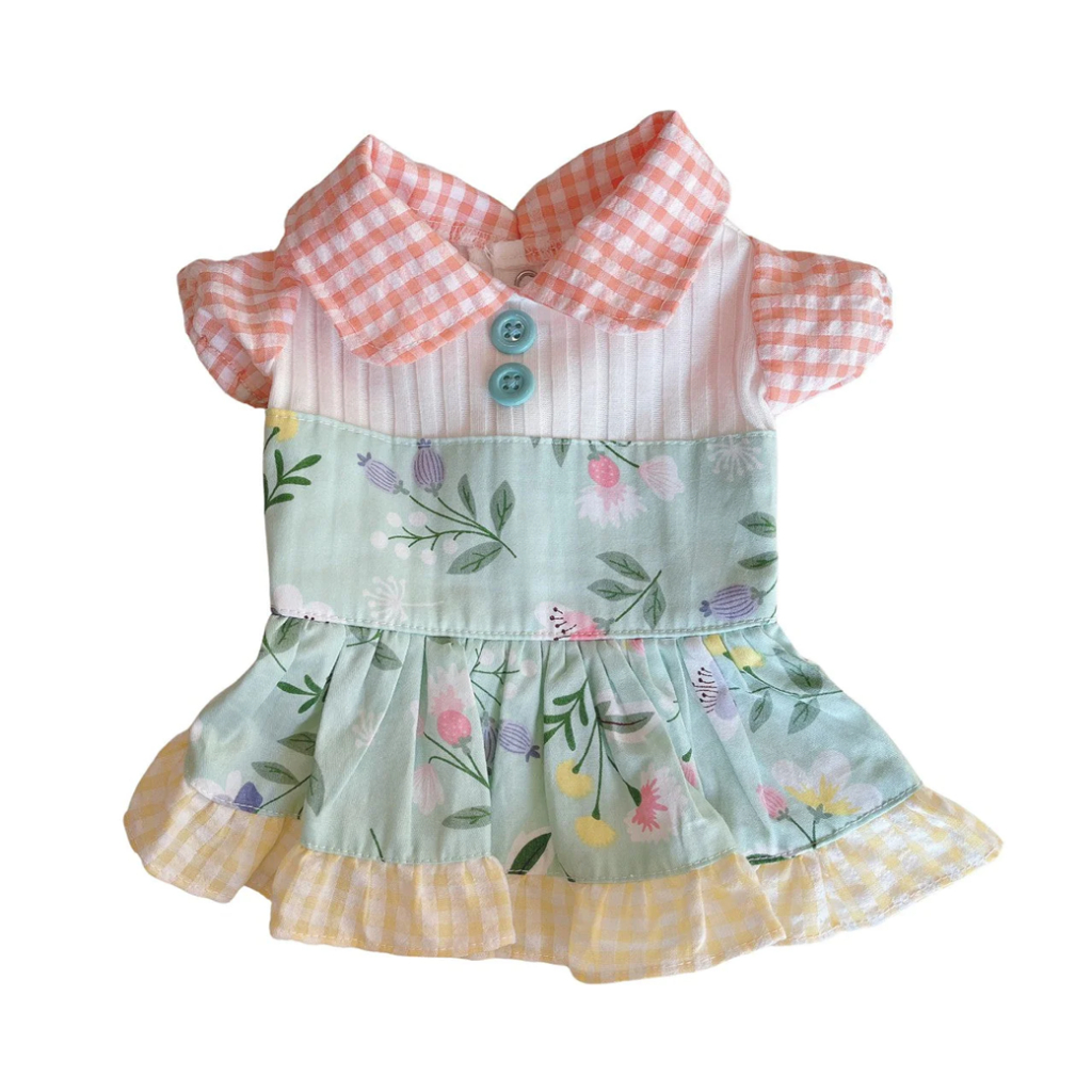 ANIMAL-GO-ROUND เสื้อผ้าเครื่องแต่งกาย สัตว์เลี้ยง, หมา, แมว, สุนัข รุ่น TULIP MANIA DRESS - Image 3