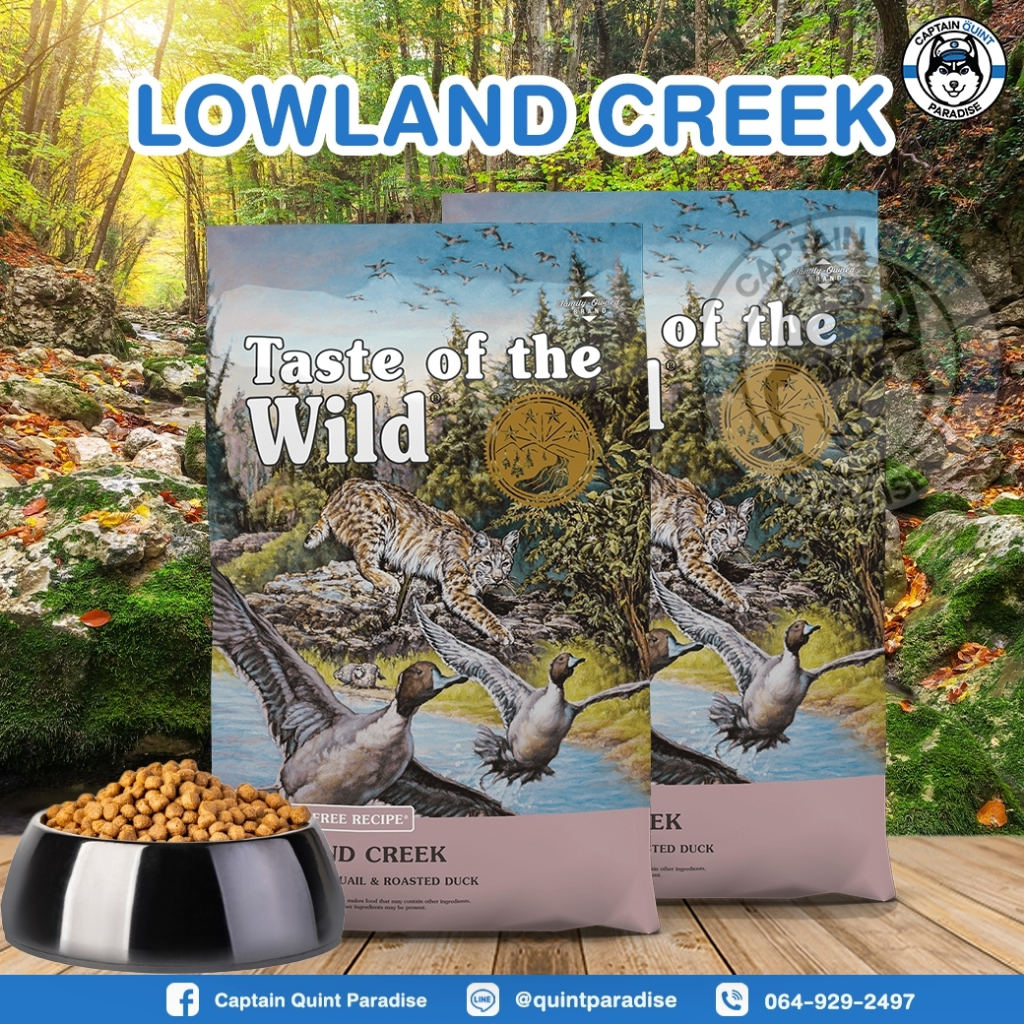 Taste of the Wild Lowland Creek Feline Recipe อาหารแมวสูตรนกกระทาและเป็ดย่าง แพ็คคู่ (680g.) 1แถม1 - Image 4