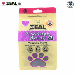 Alternative view of ZEAL Venison Puffs (กวาง) ปอดกวางนิวซีแลนด์ ตัดชิ้นลูกเต๋า บำรุงร่างกาย ขนมฝึกสุนัข และแมว (85g)