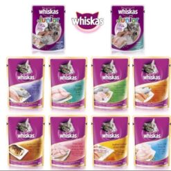Whiskas Pouch วิสกัส เพาช์ อาหารแมวแบบเปียกชนิดซอง 80 g