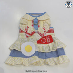 Alternative view of Glitter Pooch ชุดรัดอก สายจูง เสื้อผ้า สุนัข, หมา, แมว, สัตว์เลี้ยง พร้อม สายจูง รุ่น Breakfast Dates Girl