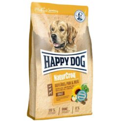 Happy Dog NaturCroq Geflugel Pur & Reis สูตรบำรุงขนและผิวหนัง 1kg.