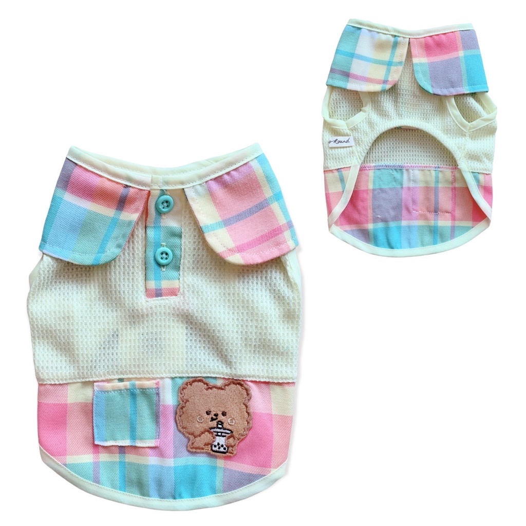 ANIMAL-GO-ROUND เสื้อผ้าเครื่องแต่งกาย สัตว์เลี้ยง, หมา, แมว, สุนัข รุ่น BOBA BEAR BOY - Image 4