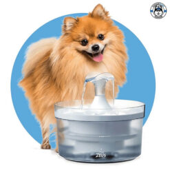 น้ำพุไร้สาย Zeus Fresh & Clear Fountain with Waterfall Spout.