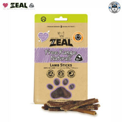 Alternative view of ZEAL Lamb Sticks (แกะ) เนื้อแกะนิวซีแลนด์อัดแท่ง ให้โปรตีนสูง ไขมันต่ำ ขนมสุนัขทุกวัย (125g)