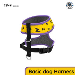 Alternative view of Ispet :Basic Dog Harness สายรัดอก (สีเหลืองลายสายฟ้า)