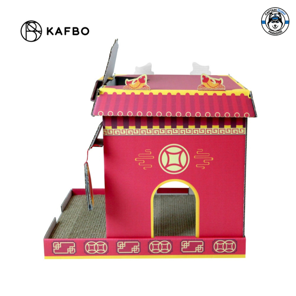 KAFBO : Tee Zhu Meow ศาลแมวจีน ตี่จู้เหมียว ที่ลับเล็บ บ้านกระดาษสัตว์เลี้ยง - Image 3