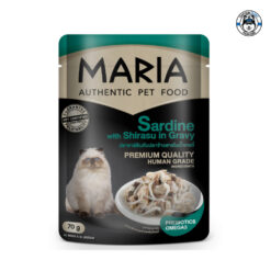 Alternative view of สินค้าราคาโปรโมชัน Maria : ปลาซาร์ดีนกับปลาข้าวสารในน้ำเกรวี่ 70g
