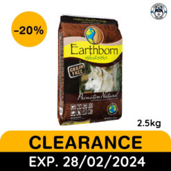 อาหารสุนัขเกรดพรี่เมี่ยม Earthborn Primitive Natural 2.5kg.