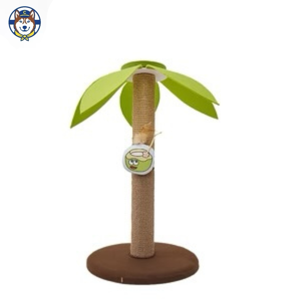 FOFOS Coconut Cat Scratcher ที่ลับเล็บแมว รูปต้นมะพร้าว สุดน่ารัก - Image 2